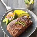 Spicy Grilled Ribeye Cap with Avocado-Mango Salad